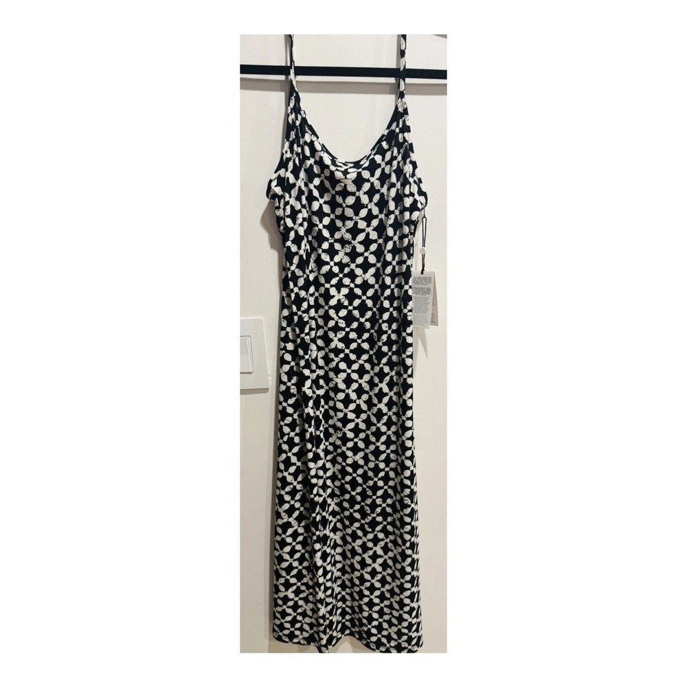 MICHAEL Michael Kors Womens Swim Cover Up Dress Black White Beach Resort